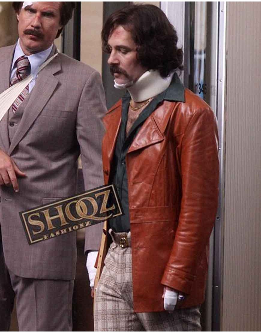 Paul Rudd Anchorman 2 Brain Fantana Brown Jacket